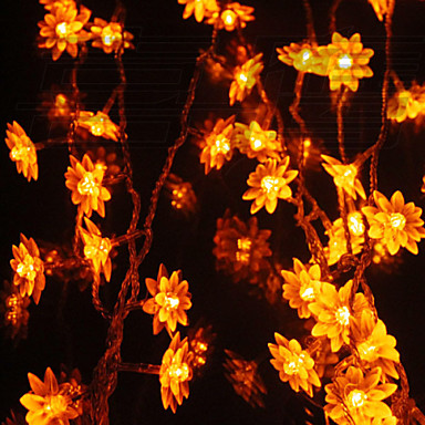 5m 40 led cute lotus shaped christmas holiday decorations 5m 40 led cute lotus shaped christmas holiday decorations